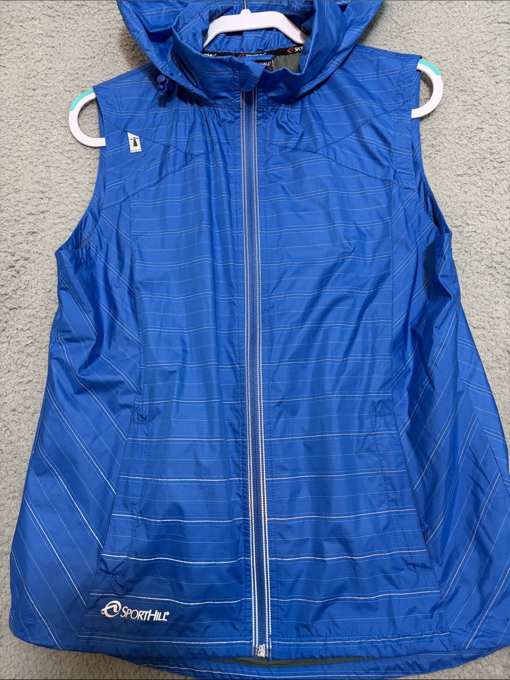 SportHill Women's Blue Lightweight Vest, size Large